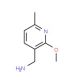 (2-methoxy-6-methylpyridin-3-yl)methanamine (CAS 75985-30-7) - chemical structure image