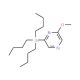 2-Methoxy-6-(tributylstannyl)pyrazine (CAS 1105511-66-7) - chemical structure image