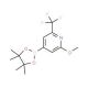 2-Methoxy-6-trifluoromethylpyridine-4-boronic acid, pinacol ester (CAS 1150561-66-2) - chemical structure image