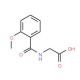 (2-Methoxy-benzoylamino)-acetic acid (CAS 13443-58-8) - chemical structure image