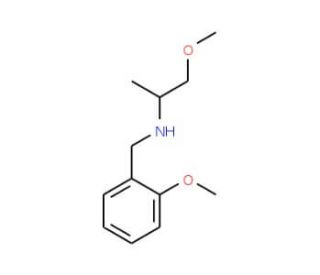 (2-Methoxy-benzyl)-(2-methoxy-1-methyl-ethyl)-amine (CAS 436099-98-8) - chemical structure image