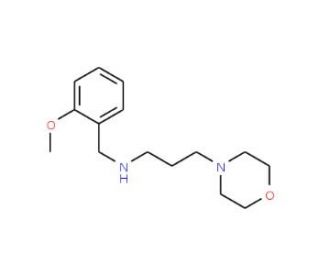 (2-Methoxy-benzyl)-(3-morpholin-4-yl-propyl)-amine (CAS 436096-95-6) - chemical structure image