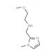 (2-Methoxy-ethyl)-(1-methyl-1H-imidazol-2-ylmethyl)-amine - chemical structure image