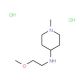(2-Methoxy-ethyl)-(1-methyl-piperidin-4-yl)-amine dihydrochloride - chemical structure image