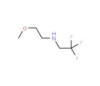 (2-Methoxy-ethyl)-(2,2,2-trifluoro-ethyl)-amine - chemical structure image