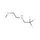 (2-Methoxy-ethyl)-(2,2,2-trifluoro-ethyl)-amine - chemical structure image