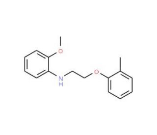 2-Methoxy-N-[2-(2-methylphenoxy)ethyl]aniline - chemical structure image