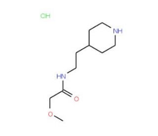 2-Methoxy-N-(2-piperidin-4-yl-ethyl)-acetamide hydrochloride - chemical structure image