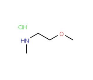 2-Methoxy-N-methyl-1-ethanamine hydrochloride - chemical structure image