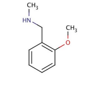 2-Methoxy-N-methylbenzylamine (CAS 6851-80-5) - chemical structure image