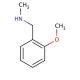 2-Methoxy-N-methylbenzylamine (CAS 6851-80-5) - chemical structure image