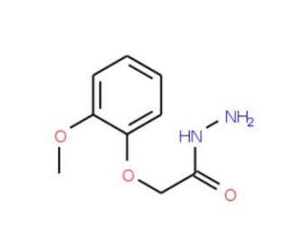 (2-Methoxy-phenoxy)-acetic acid hydrazide (CAS 107967-88-4) - chemical structure image