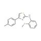 (2-Methoxy-phenyl)-(4-p-tolyl-thiazol-2-yl)-amine - chemical structure image