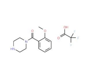 (2-Methoxy-phenyl)-piperazin-1-yl-methanonetrifluoroacetate - chemical structure image