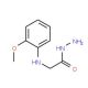 (2-Methoxy-phenylamino)-acetic acid hydrazide - chemical structure image