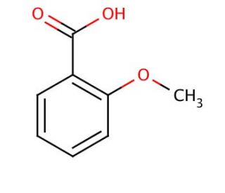 2-Methoxybenzoic acid (CAS 579-75-9) - chemical structure image