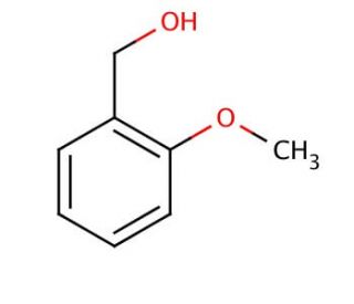 2-Methoxybenzyl alcohol (CAS 612-16-8) - chemical structure image