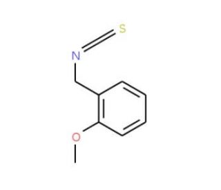 2-methoxybenzyl isothiocyanate (CAS 17608-09-2) - chemical structure image