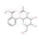 2-Methoxycarbonylphenyl 2-acetamido-2-deoxy-b-D-glucopyranoside (CAS 6835-61-6) - chemical structure image