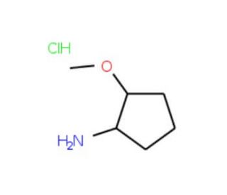 2-methoxycyclopentanamine hydrochloride - chemical structure image