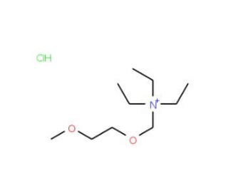(2-Methoxyethoxymethyl)triethylammonium Chloride (CAS 60043-43-8) - chemical structure image