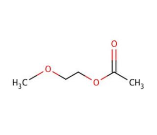 2-Methoxyethyl acetate (CAS 110-49-6) - chemical structure image