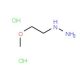 (2-methoxyethyl)hydrazine dihydrochloride - chemical structure image