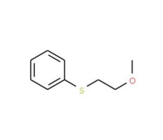 2-Methoxyethyl phenyl sulfide (CAS 77298-24-9) - chemical structure image