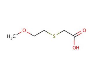 [(2-methoxyethyl)thio]acetic acid - chemical structure image