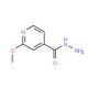 2-Methoxyisonicotinohydrazide (CAS 19353-97-0) - chemical structure image