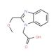 (2-Methoxymethyl-benzoimidazol-1-yl)-acetic acid - chemical structure image