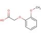 (2-Methoxyphenoxy)acetic acid (CAS 1878-85-9) - chemical structure image