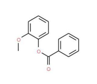 2-Methoxyphenyl benzoate (CAS 531-37-3) - chemical structure image