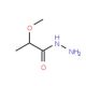 2-Methoxypropanohydrazide (CAS 887029-63-2) - chemical structure image