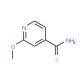 2-methoxypyridine-4-carbothioamide - chemical structure image
