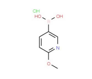 2-Methoxypyridine-5-boronic acid hydrochloride (CAS 370864-57-6) - chemical structure image