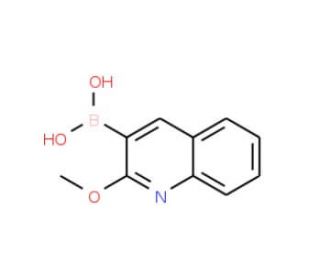 2-Methoxyquinoline-3-boronic acid (CAS 886853-93-6) - chemical structure image