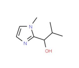 2-methyl-1-(1-methyl-1H-imidazol-2-yl)propan-1-ol - chemical structure image