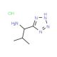 2-methyl-1-(1H-1,2,3,4-tetrazol-5-yl)propan-1-amine hydrochloride - chemical structure image