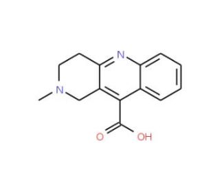 2-Methyl-1,2,3,4-tetrahydro-benzo[b][1,6]-naphthyridine-10-carboxylic acid - chemical structure image