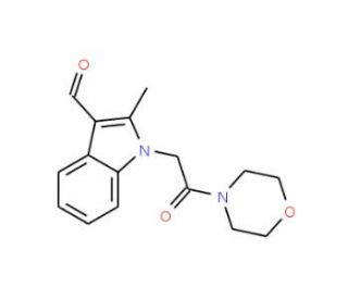 2-Methyl-1-(2-morpholin-4-yl-2-oxo-ethyl)-1H-indole-3-carbaldehyde - chemical structure image