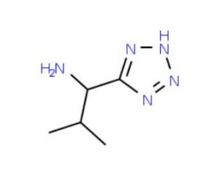 2-methyl-1-(2H-1,2,3,4-tetrazol-5-yl)propan-1-amine - chemical structure image