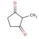 2-Methyl-1,3-cyclopentanedione (CAS 765-69-5) - chemical structure image