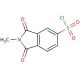 2-methyl-1,3-dioxoisoindoline-5-sulfonyl chloride (CAS 503469-97-4) - chemical structure image