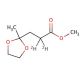 2-Methyl-1,3-dioxolane-2-propanoic Acid Methyl Ester-d2 - chemical structure image
