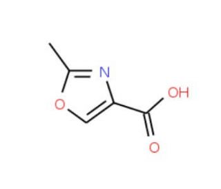 2-Methyl-1,3-oxazole-4-carboxylic acid (CAS 23062-17-1) - chemical structure image