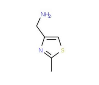 (2-methyl-1,3-thiazol-4-yl)methanamine (CAS 103694-26-4) - chemical structure image