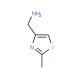 (2-methyl-1,3-thiazol-4-yl)methanamine (CAS 103694-26-4) - chemical structure image
