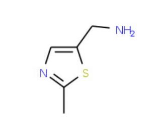 (2-methyl-1,3-thiazol-5-yl)methanamine (CAS 63139-97-9) - chemical structure image