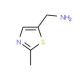 (2-methyl-1,3-thiazol-5-yl)methanamine (CAS 63139-97-9) - chemical structure image